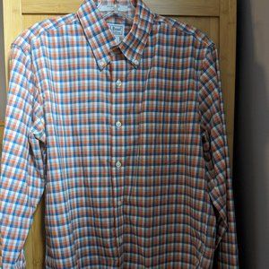 Men's L.L. Bean Plaid Button Down Shirt